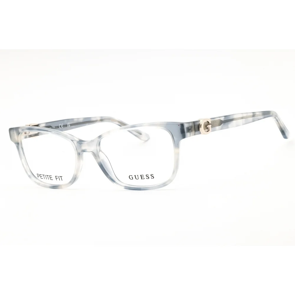 NWT Guess GU50227 Blue Rectangle 50mm Eyeglasses